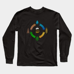 Brew Life (No Outline) Long Sleeve T-Shirt